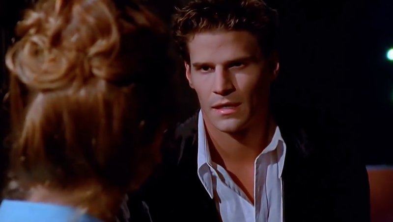 When Angel (David Boreanaz) met Buffy (Sarah Michelle Gellar).